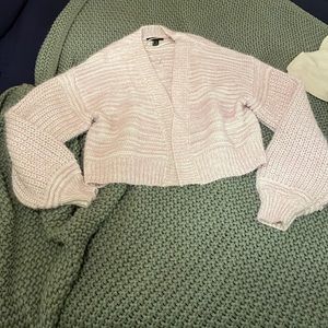 Super soft pink cardigan!